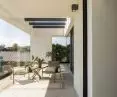 Large glazing is a major element in the composition of contemporary houses