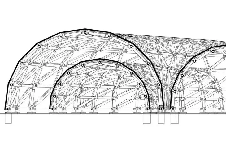 projekt studencki pawilonu Cezarego Kosteckiego z Wydziału Architektury Politechniki Warszawskiej