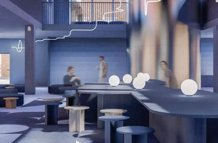 central common area