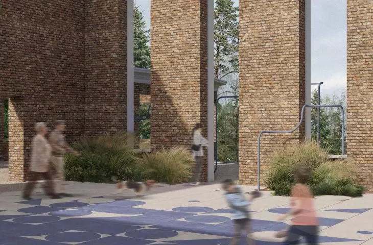 outdoor plaza