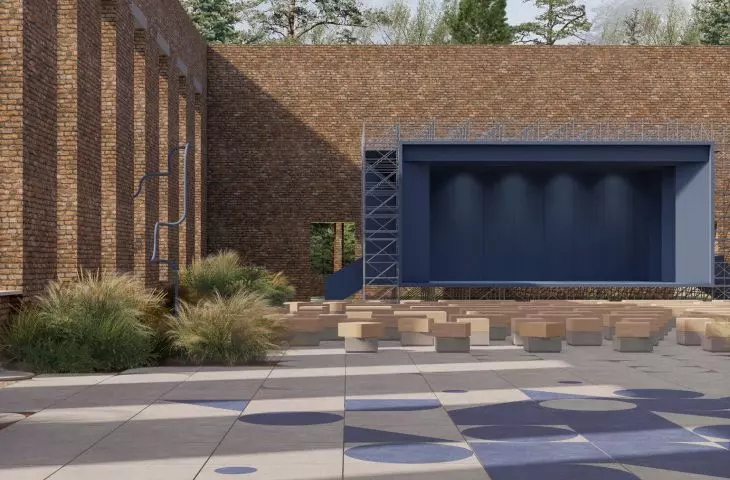 outdoor plaza