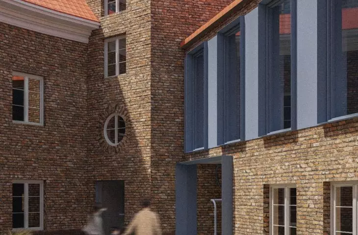 outer courtyard