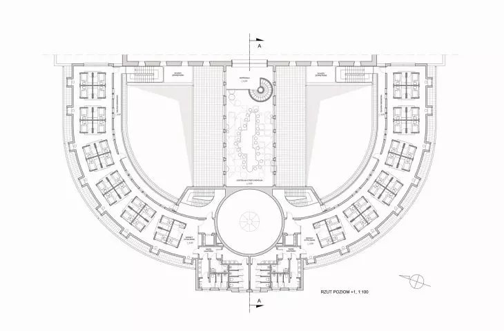 plan of level +1