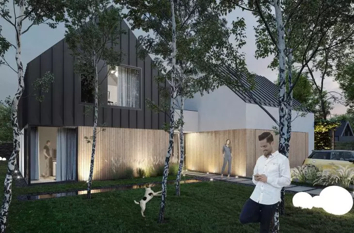 Single-family house with swimming pool in Mogilany