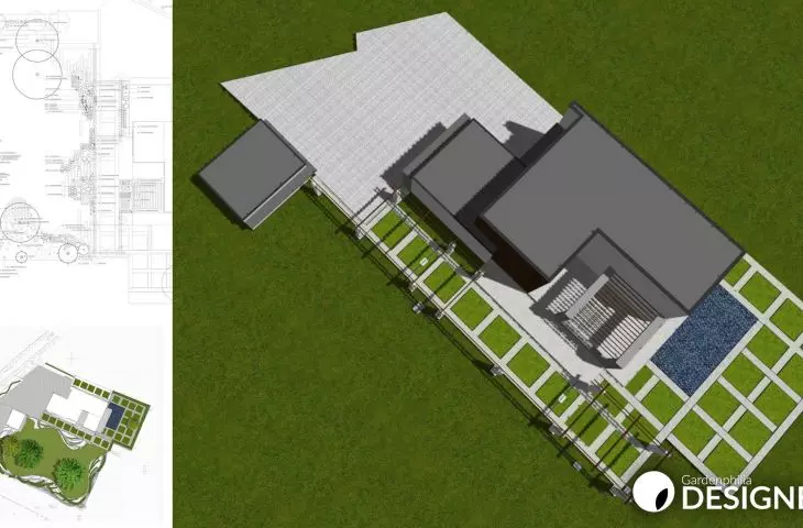 Visualization made in apllication Gardenphilia DESIGNER - proj. and visualizations Stefan Daszewski