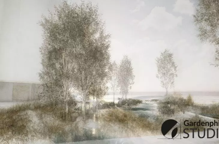 Wizualizacja wykonana w aplkacji Gardenphilia DESIGNER - proj. Bartosz Dankiewicz, wizualizacje Stefan Daszewski, Jakub Buczek, Elżnieta Juś