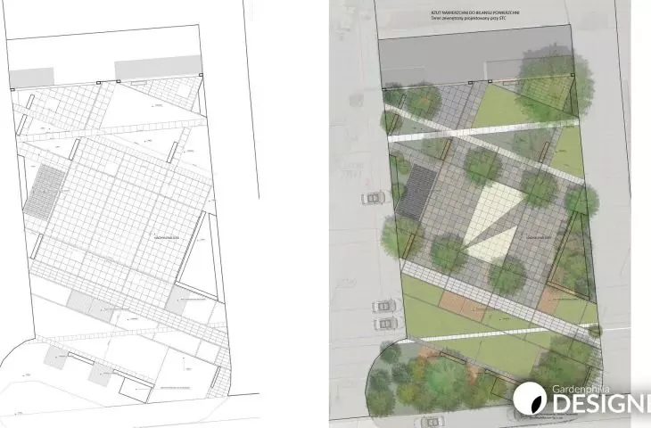 Wizualizacja wykonana w aplkacji Gardenphilia DESIGNER - proj. Stefan Daszewski, Andrzej Komakowski