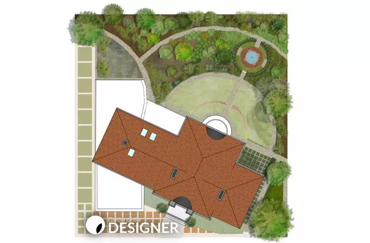Visualization made in apllication Gardenphilia DESIGNER - proj. Stefan Daszewski