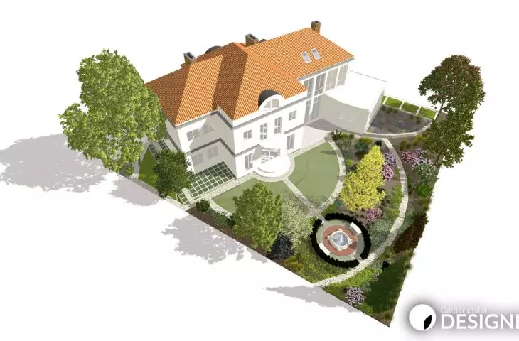Wizualizacja wykonana w aplkacji Gardenphilia DESIGNER - proj. Stefan Daszewski