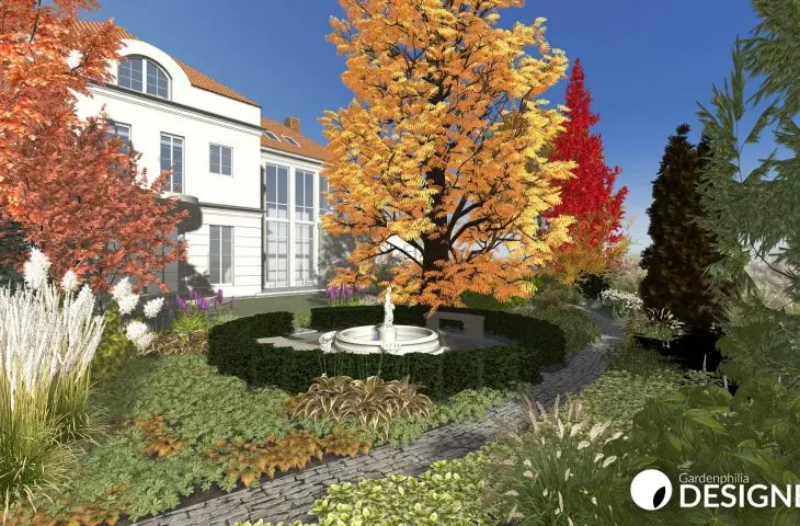 Wizualizacja wykonana w aplkacji Gardenphilia DESIGNER - proj. Stefan Daszewski