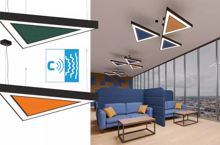 GEOMETRIC TRIANGLE LED 
