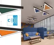 GEOMETRIC TRIANGLE LED 