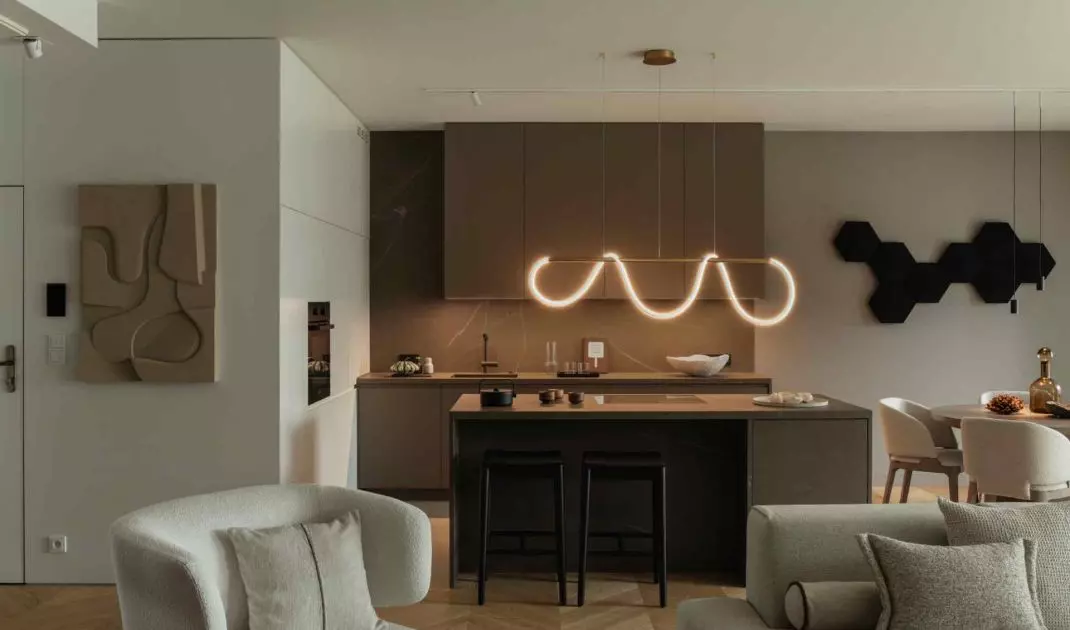Apartament na Mokotowie autorstwa pracowni VIA NOVA
