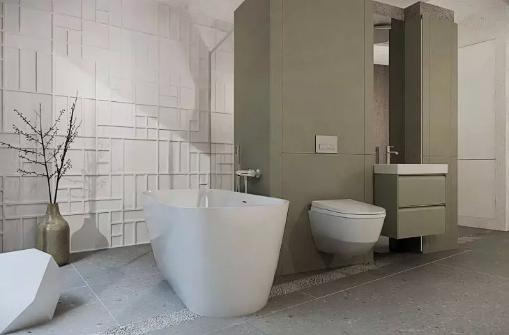 inclusive bathroom with history 
