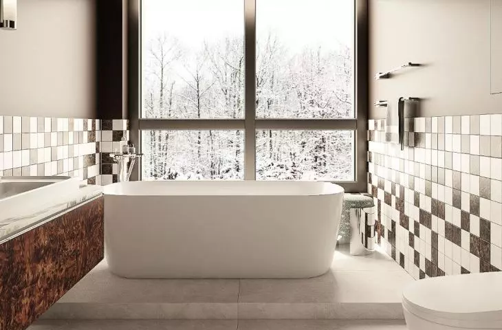 The bathroom as a space of tranquility 