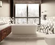 The bathroom as a space of tranquility 