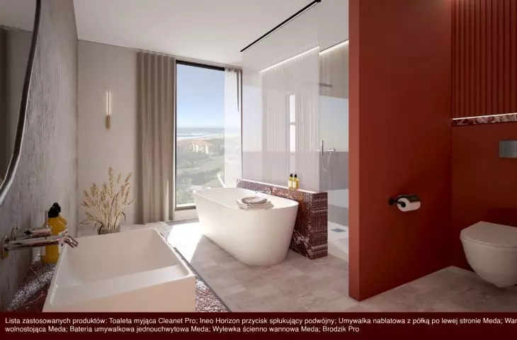 bathroom in harmony with nature