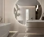 atmospheric bathroom full of light