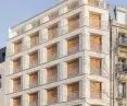 Residential block at 18 Rue Pradier in Paris