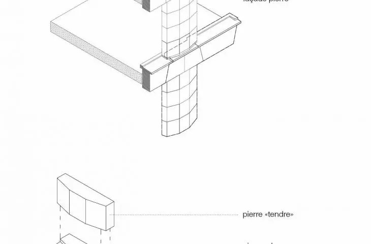 Residential block at 18 Rue Pradier in Paris