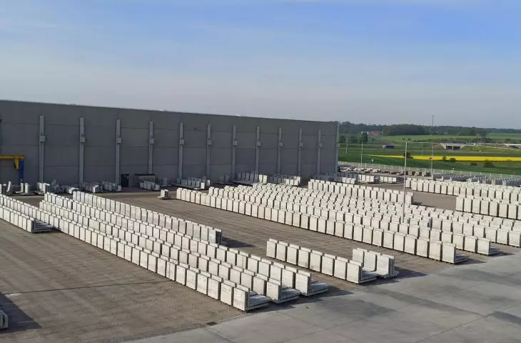 Plac składowy ścian oporowych