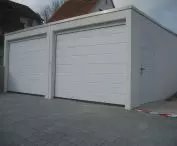 Adjacent single-car garages