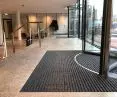 Black anodized profile doormat - Anne Frank Museum, The Netherlands
