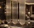 Gold fluted screens