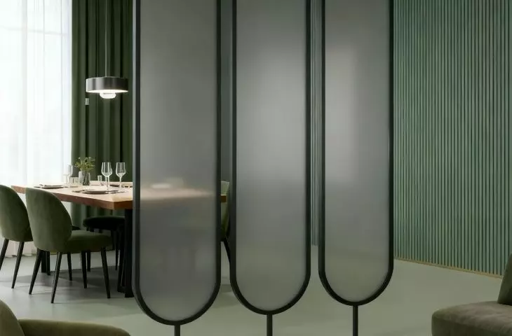 Black satin screens