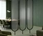 Black satin screens