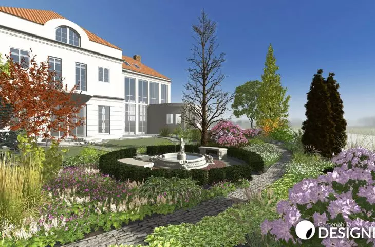 Visualization made in apllication Gardenphilia DESIGNER - proj. Stefan Daszewski 