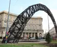 Spalona „Tęcza” na Placu Zbawiciela