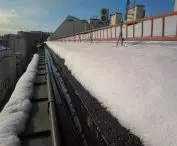 Gutter heating, FroStop system, Warsaw, Poland