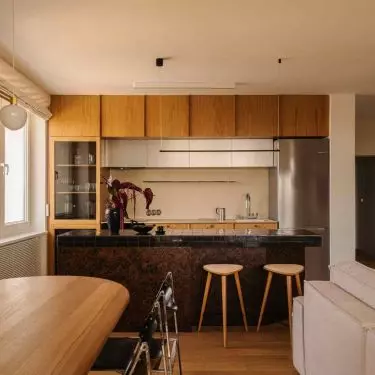 100-meter apartment in Warsaw's Mokotów district