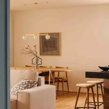 100-meter apartment in Warsaw's Mokotów district