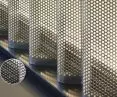 Black perforated metal (RAL)
