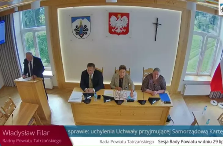 Powiat tatrzański po burzliwej dyskusji uchylił ordoiurisową SKPR, stosunkiem 10 do 8 głosów 