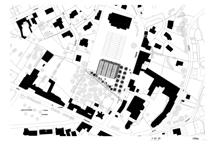 Le Foirail Multipurpose Cultural Center in Laguiole