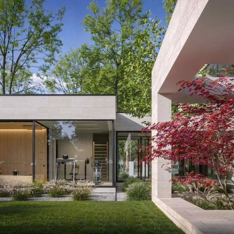 Two villas being built in Lomianki