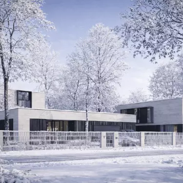 Two villas being built in Lomianki