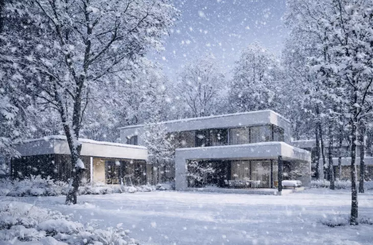 Two villas being built in Lomianki