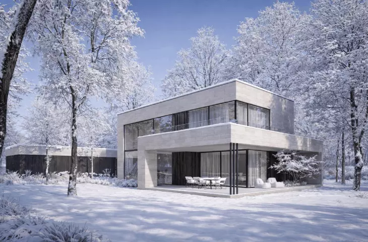 Two villas being built in Lomianki