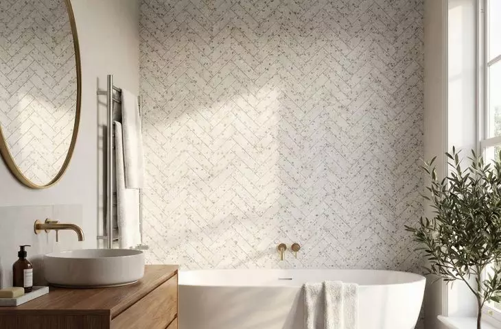 Jodełka XL Confetti Terrazzo Matowa