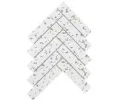 packshot Herringbone XL Confetti Terrazzo Matte