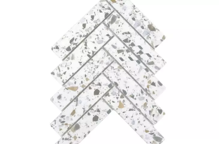 packshot Jodełka XL Straciatella Terrazzo Matowy