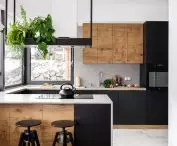 The kitchen connects to the dining room