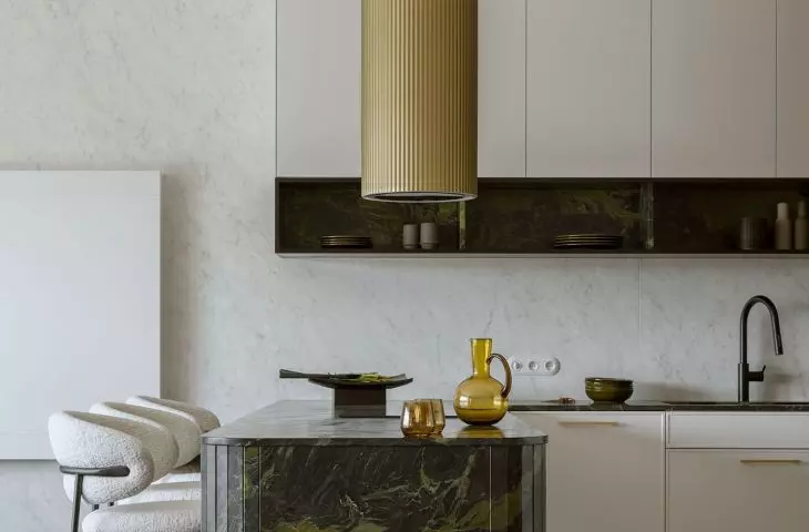 138-square-meter apartment in Warsaw's Kabaty district