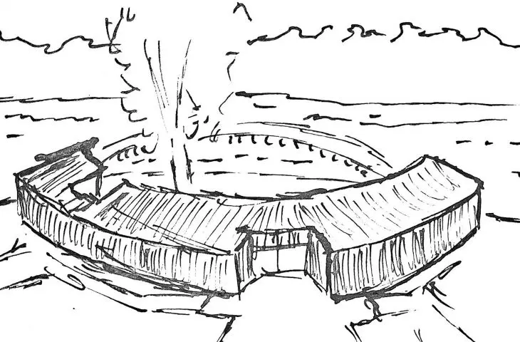 Hubert Karpiesiuk's student project of a sauna on Lake Dean.