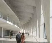student project of sports arena by Hanna Gabryszewska and Aleksandra Nowosad