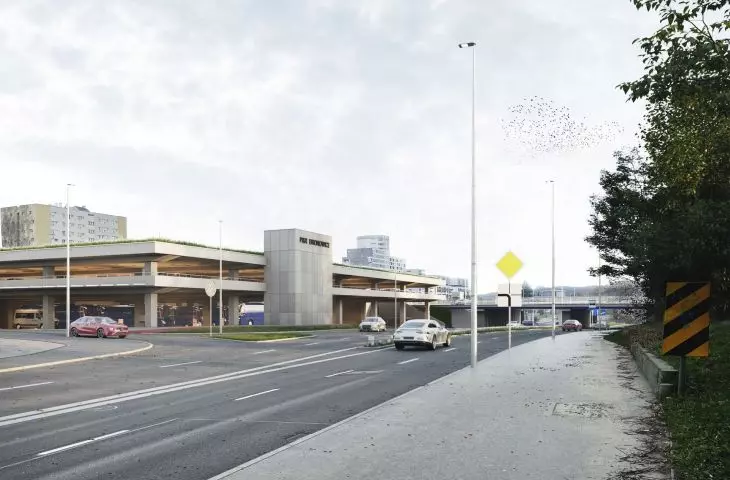 Integrated Transfer Interchange at Bronowice in Krakow